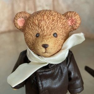 “Russ” Vintage Aviator Teddy Bear, 1990’s. Mint!